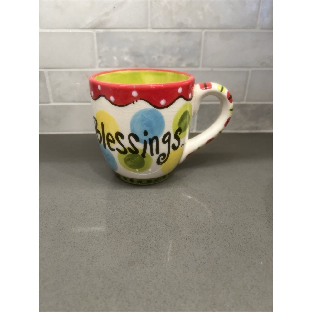 Glory Haus Laura Kirkland 16oz Mug " Christmas Blessings"
